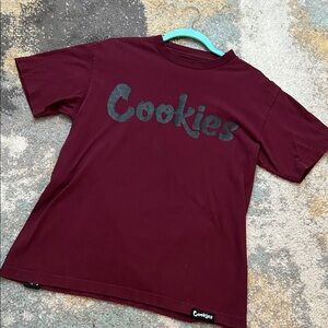 Cookies Women's Maroon Short Sleeve Tee